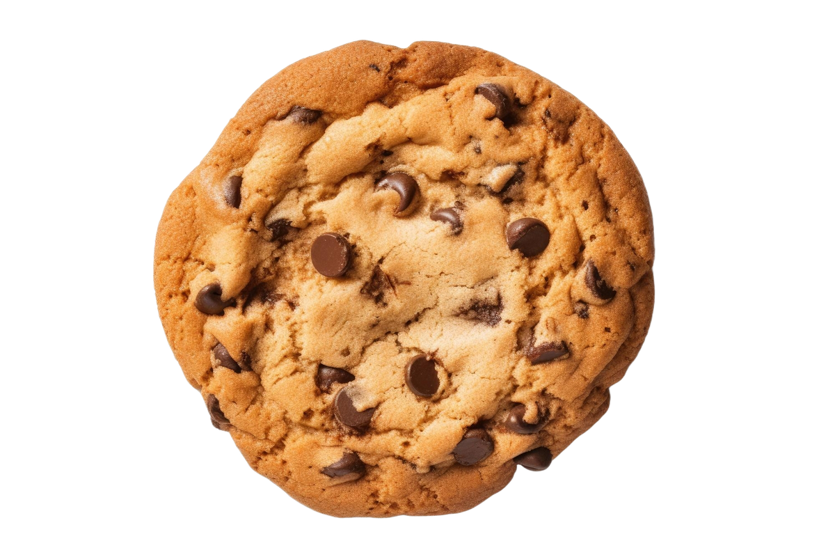 Close-up of Spectrum of Sweets Drop Cookies with golden-brown edges and soft, chewy centers on a white plate.